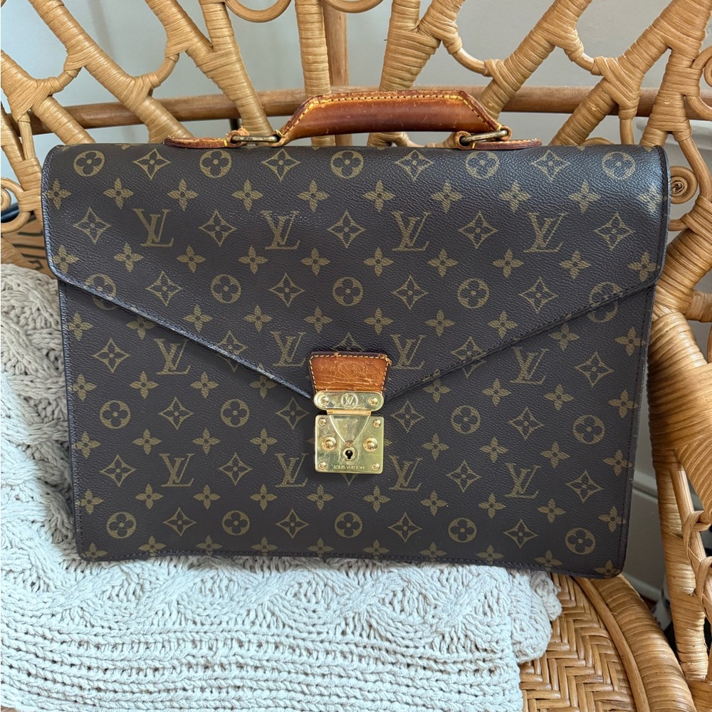 Vintage Louis Vuitton Monogram Briefcase